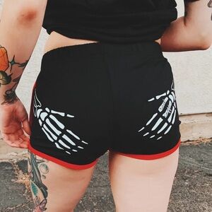 Rad Coffee Skeleton Shorts